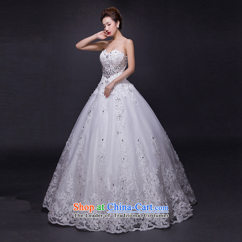 Hei Kaki wedding dresses 2015 new autumn and winter noble sexy anointed chest lace bon bon petticoats align to bind with wedding JX17 ivory S, Hei Kaki shopping on the Internet has been pressed.