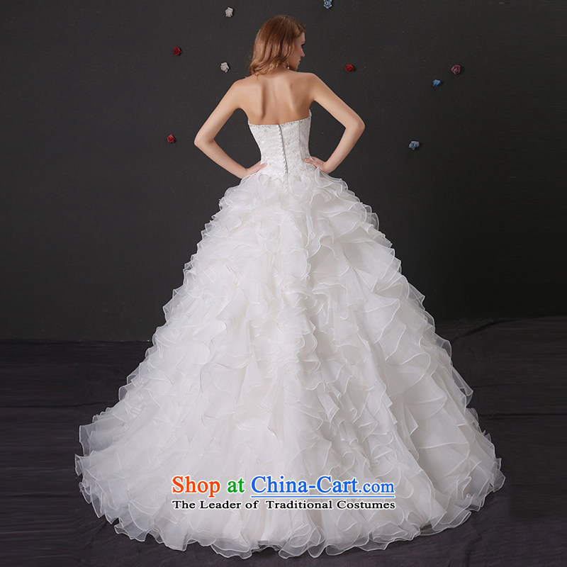 Custom Wedding 2015 dressilyme wedding dresses spring and summer new bride anointed chest Princess Sau San Niba bon bon skirt align to bind with the white spot XXS,DRESSILY - no OCCASIONS ME WEAR ON-LINE,,, shopping on the Internet
