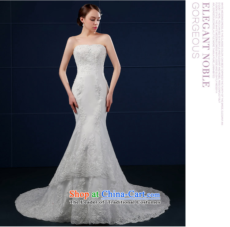 The bride wedding dresses new 2015 Summer anointed chest Korean style large crowsfoot wedding summer bride tail simple graphics thin white M Sau San Picture, prices, brand platters! The elections are supplied in the national character of distribution, so action, buy now enjoy more preferential! As soon as possible.
