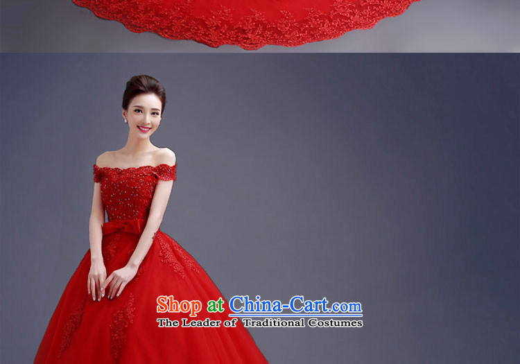 Each original Connie Red Tail Wedding 2015 Spring/Summer new Korean word shoulder straps for Sau San video to align the bride thin wedding tail lace long tail red tail tailored does not allow for seven days, picture, prices, brand platters! The elections are supplied in the national character of distribution, so action, buy now enjoy more preferential! As soon as possible.