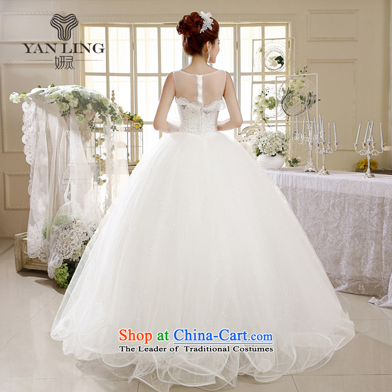 2015 new wedding a field to align the shoulder princess bon bon skirt marriages white wedding HS1006 white L, Charlene Choi spirit has been pressed shopping on the Internet