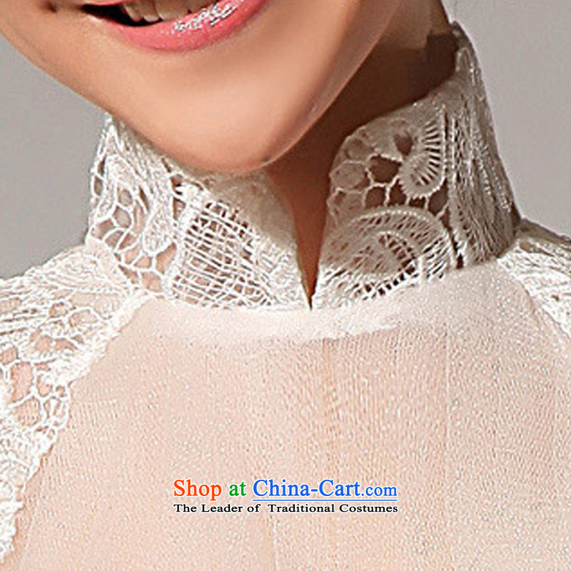2015 New New sexy small in spring and summer crowsfoot/lace tail wedding HS72 White XL, Charlene Choi spirit has been pressed shopping on the Internet