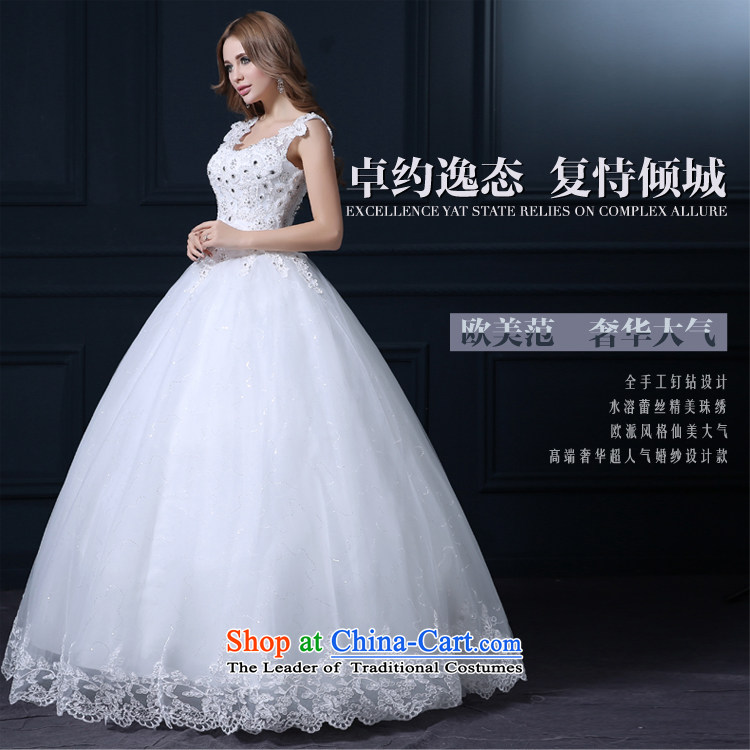 Taylor Martin 2015 wedding Korean bridal fashion the spring and summer to align the large white marriage wedding shoulders wedding bon bon skirt white (buy gift of three kit) M picture, prices, brand platters! The elections are supplied in the national character of distribution, so action, buy now enjoy more preferential! As soon as possible.