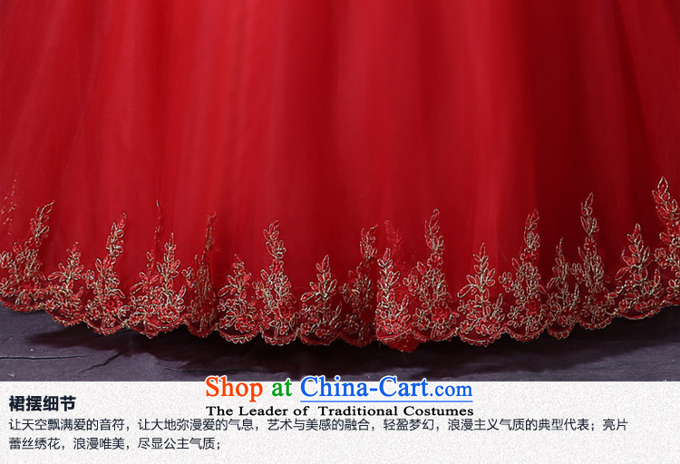 Taylor Martin 2015 Red Wedding Korean modern large bride lace alignment marry wedding shoulders wedding bon bon skirt red (buy gift of three kit) L picture, prices, brand platters! The elections are supplied in the national character of distribution, so action, buy now enjoy more preferential! As soon as possible.