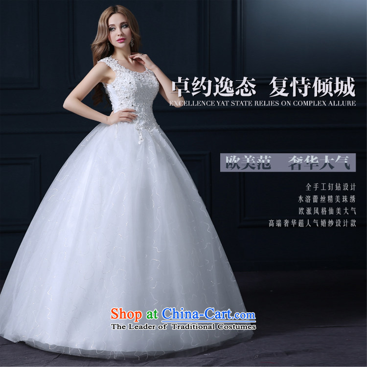 Taylor Martin 2015 bride wedding spring and summer new Korean fashion lace Sau San large white code field to align the shoulder wedding white (buy gift of three piece) S picture, prices, brand platters! The elections are supplied in the national character of distribution, so action, buy now enjoy more preferential! As soon as possible.