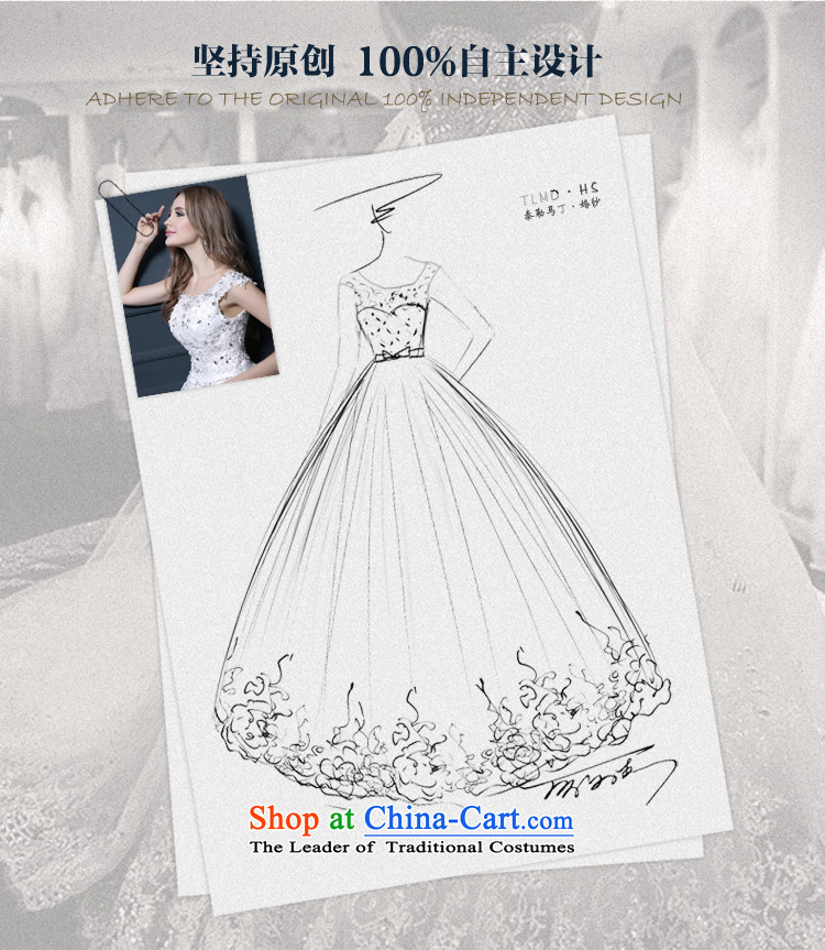 Taylor Martin 2015 tail wedding spring and summer, Japan and the rok wedding bride wedding dress stylish large lace shoulders a bride high-end field shoulder tail wedding dress white (buy gift of three kit) L picture, prices, brand platters! The elections are supplied in the national character of distribution, so action, buy now enjoy more preferential! As soon as possible.