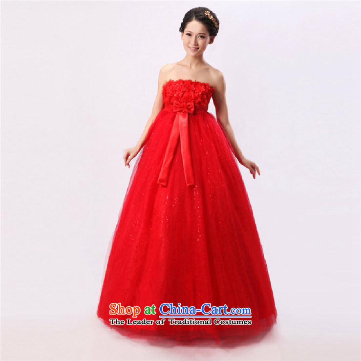 Wedding dress Flower nail-ju, wiping the chest code pregnant women wedding high waist straps zipper Korean women's wedding princess red, 48 hours of L picture, prices, brand platters! The elections are supplied in the national character of distribution, so action, buy now enjoy more preferential! As soon as possible.