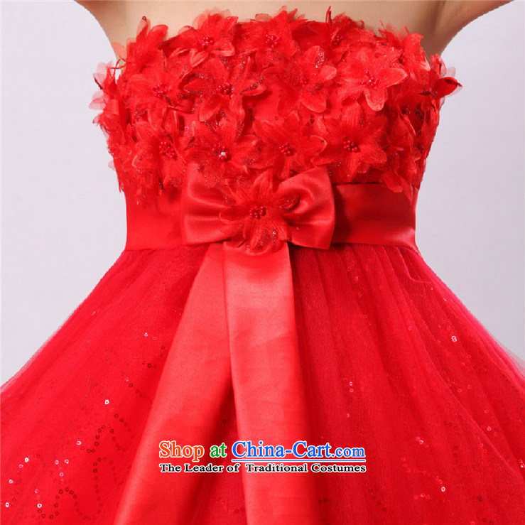 Wedding dress Flower nail-ju, wiping the chest code pregnant women wedding high waist straps zipper Korean women's wedding princess red, 48 hours of L picture, prices, brand platters! The elections are supplied in the national character of distribution, so action, buy now enjoy more preferential! As soon as possible.
