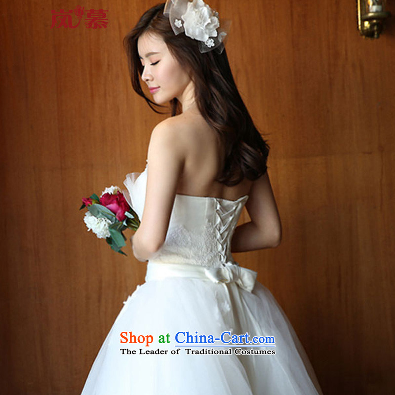 The sponsors of the original design of 2015 vera wang wei wang wei-style wrapped chest bon bon skirt wedding ivory XL( chest 95/ waist 79), included the , , , shopping on the Internet
