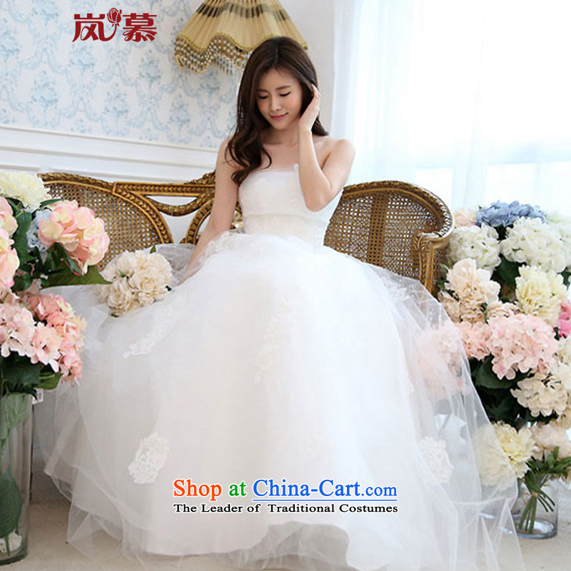 The sponsors of the original design of 2015 vera wang wei wang wei-style wrapped chest bon bon skirt wedding ivory XL( chest 95/ waist 79), included the , , , shopping on the Internet