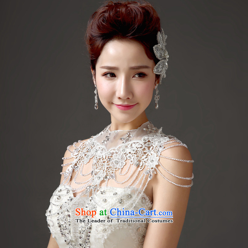In 2015, Friends bride wedding dresses accessories shawl hand-beaded shoulder link Korean water drilling new summer, white-haired quality assurance 80 catty will be allowed to wear the burden of -120 Evaluation (LANYI Yi) , , , shopping on the Internet