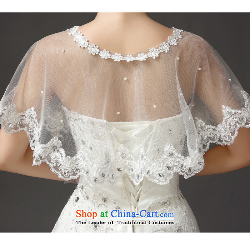 In 2015, the new bride friends lace water drilling shawl Korean video thin sunscreen wedding dresses accessories accessories marriages shawl white summer new products are code is better thin wearing thick, Yi (LANYI) , , , shopping on the Internet