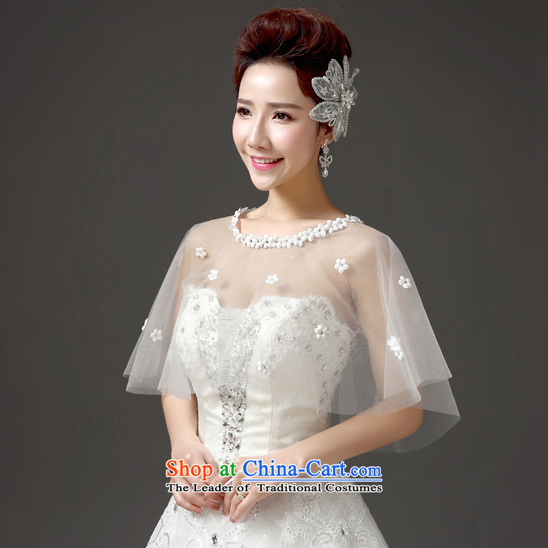 Estimated 2015 friends marriages wedding dresses accessories shawl Korean lace flower graphics thin sunscreen shawl marriages shawl white are code is better thin wearing thick, Yi (LANYI) , , , shopping on the Internet