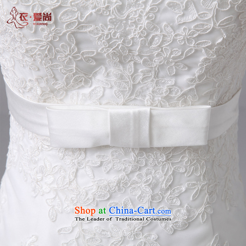 2015 new anointed chest lace continental retro palace wedding noble married women crowsfoot wedding Trailing White XL, Yi love is , , , shopping on the Internet