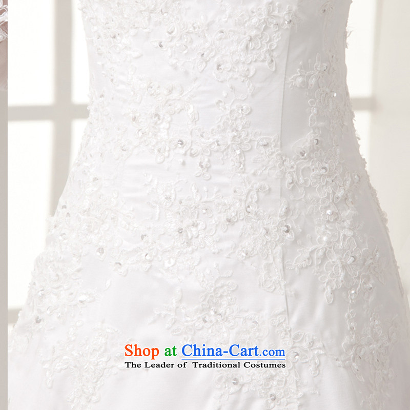 Yi is a sexy Love Field shoulder marriages wedding dresses Summer 2015 new lace crowsfoot A swing in the long tail luxury cuff video thin wedding female white can be made plus $30 does not return, Yi Sang Love , , , shopping on the Internet