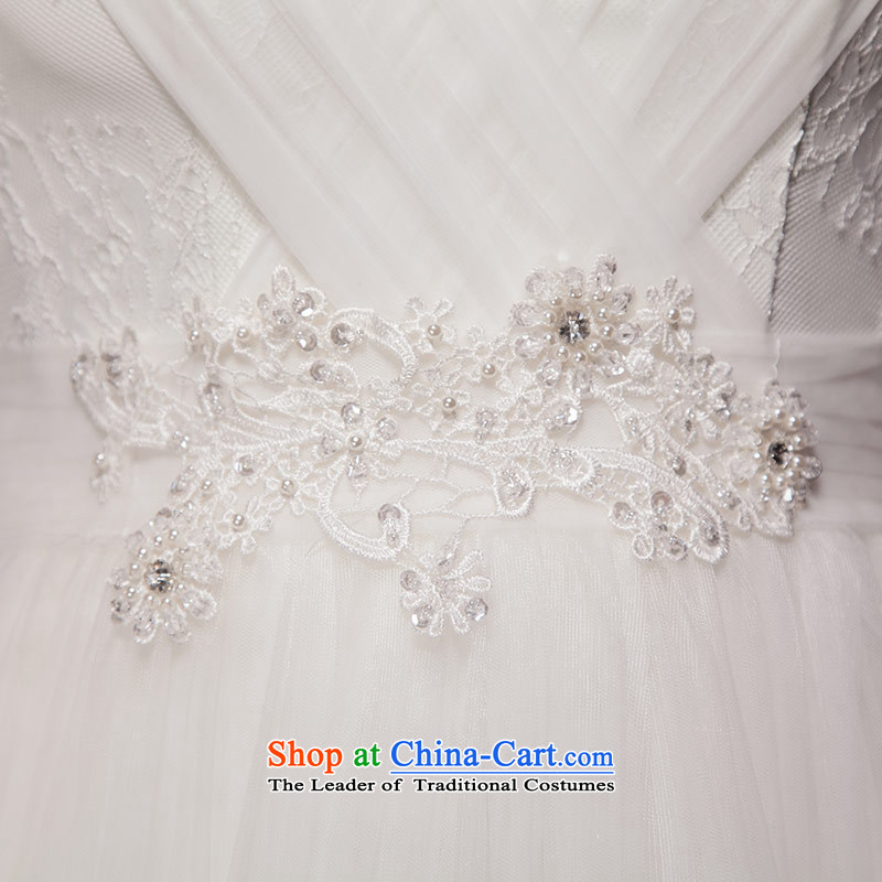 Love of the life of the new Europe and the 2015 Summer simple word fairies shoulder a romantic wedding dress bon bon upscale wedding dress white tailor-made exclusively the concept of love of the overcharged shopping on the Internet has been pressed.