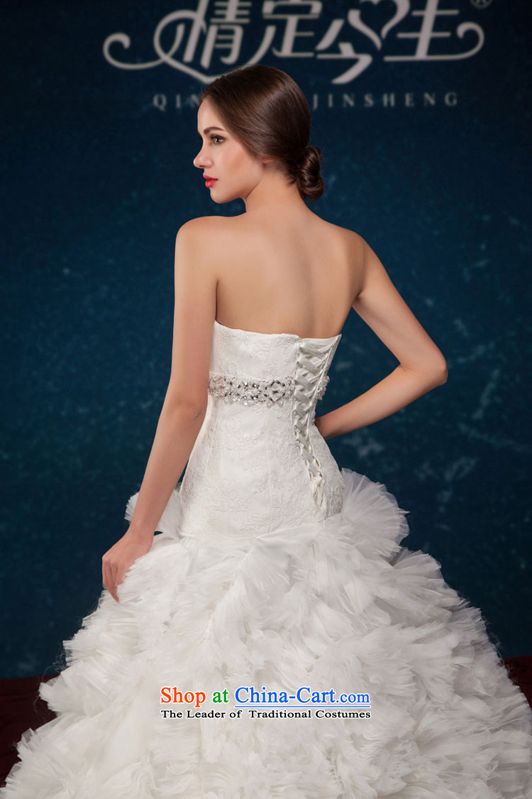 Love of the overcharged by 2015 new Western big bride romantic luxury feather large tail and chest diamond wedding wedding dress white XS picture, prices, brand platters! The elections are supplied in the national character of distribution, so action, buy now enjoy more preferential! As soon as possible.