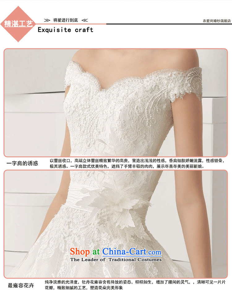 Summer 2015 won the new version of V-Neck shoulders trailing white high-end custom water drilling lace bride wedding dresses large white S picture, prices, brand platters! The elections are supplied in the national character of distribution, so action, buy now enjoy more preferential! As soon as possible.