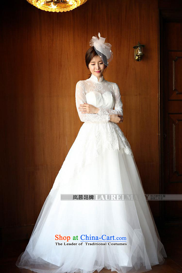The sponsors of the original designer brands long-sleeved high collar conservative style wedding ceremony of the bride of ivory L (90 / waist74) picture chest, prices, brand platters! The elections are supplied in the national character of distribution, so action, buy now enjoy more preferential! As soon as possible.
