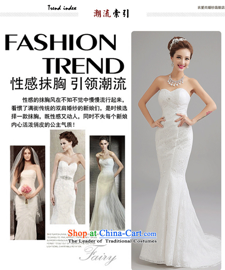 Yi Sang- 2015 summer love New wedding dresses and sexy lace anointed chest crowsfoot small trailing wedding fashion for larger marriages crowsfoot video thin female wedding white can be made plus $30 does not return pictures, prices, brand platters! The elections are supplied in the national character of distribution, so action, buy now enjoy more preferential! As soon as possible.
