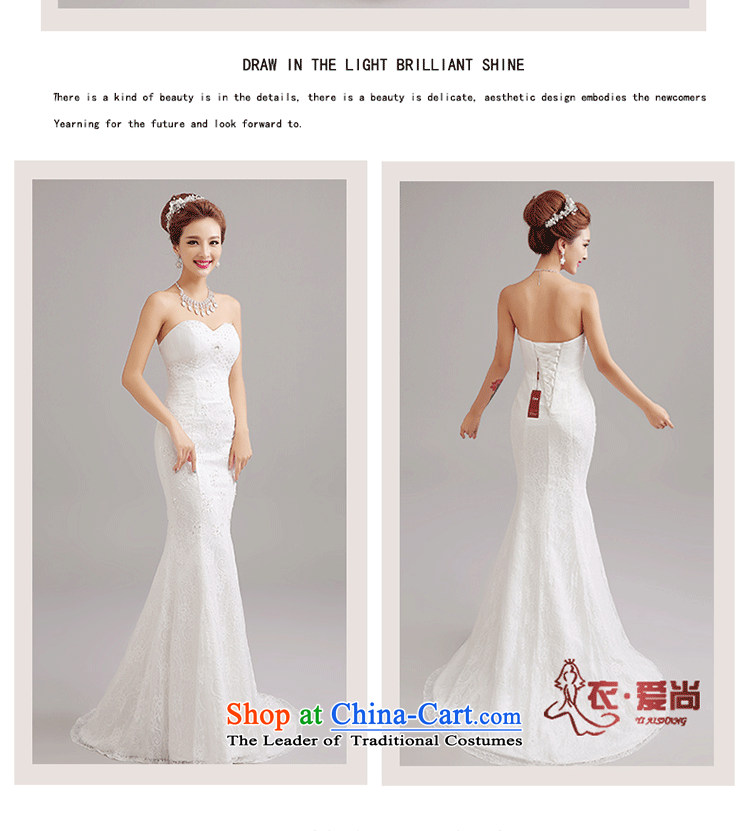 Yi Sang- 2015 summer love New wedding dresses and sexy lace anointed chest crowsfoot small trailing wedding fashion for larger marriages crowsfoot video thin female wedding white can be made plus $30 does not return pictures, prices, brand platters! The elections are supplied in the national character of distribution, so action, buy now enjoy more preferential! As soon as possible.
