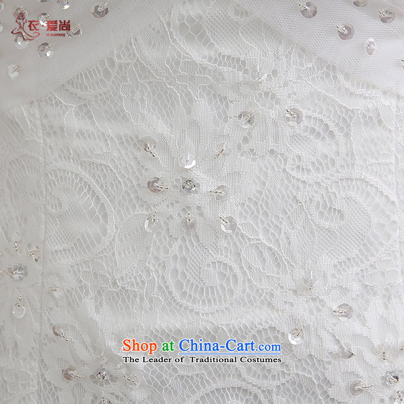 Yi Sang- 2015 summer love New wedding dresses and sexy lace anointed chest crowsfoot small trailing wedding fashion for larger marriages crowsfoot video thin female wedding white can be made plus $30 does not return, Yi Sang Love , , , shopping on the Int
