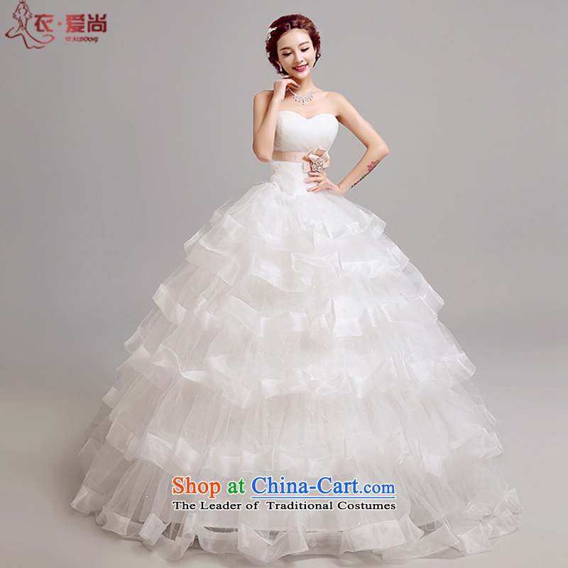 2015 new summer wedding dresses, western style high-end custom retro anointed chest straps to married women wedding Korean version of large numbers of pregnant women wedding female white can be made plus $30 does not return, Yi Sang Love , , , shopping on