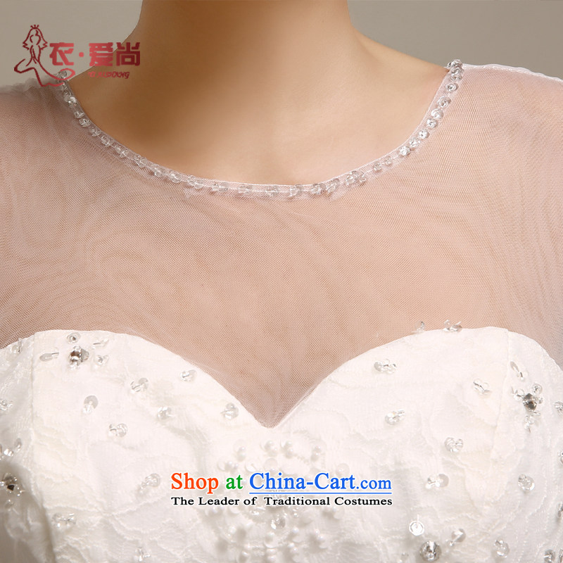 Summer 2015 new wedding dresses package and video thin crowsfoot lace stylish bride continental tail Sau San wedding white can be made plus $30 does not return, Yi Sang Love , , , shopping on the Internet