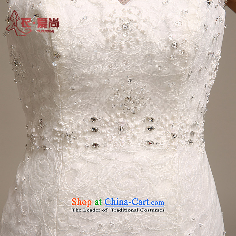 Summer 2015 new wedding dresses package and video thin crowsfoot lace stylish bride continental tail Sau San wedding white can be made plus $30 does not return, Yi Sang Love , , , shopping on the Internet