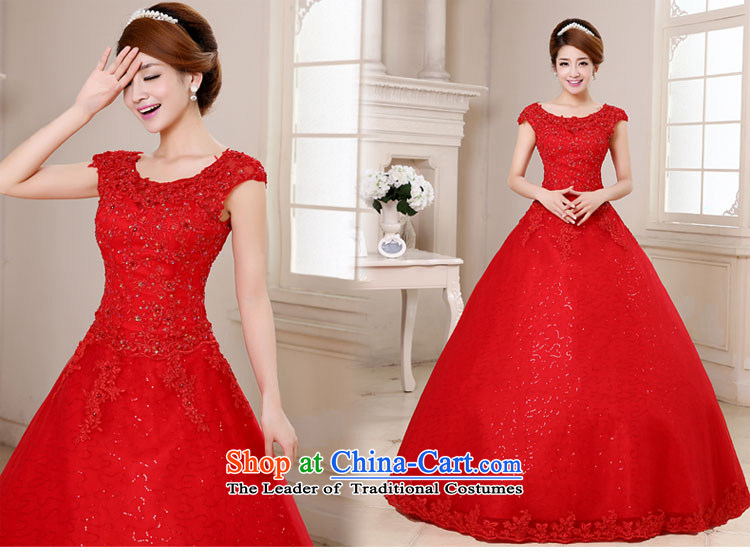 Each Connie red wedding dresses shoulders the spring and summer of 2015, the Korean word for the bridal bon bon skirt to align graphics thin women 0019 Red XL Photo, prices, brand platters! The elections are supplied in the national character of distribution, so action, buy now enjoy more preferential! As soon as possible.