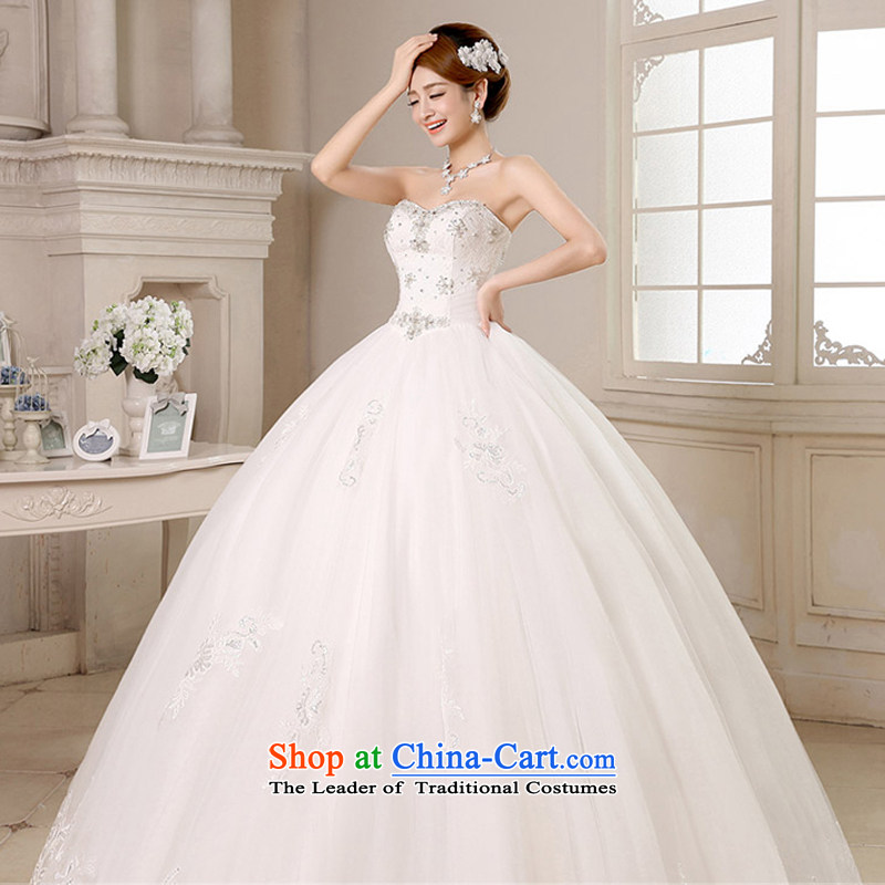 7 Color 7 tone Korean Modern graphics thin 2015 lace alignment with chest wedding wedding dresses H074 white L, 7 color 7 Tone , , , shopping on the Internet