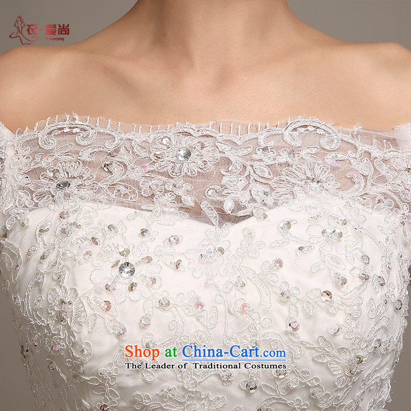 Love is new, Yi 2015 Summer wedding dresses trendy first field shoulder Sau San Korean lace crowsfoot wedding package and in cuff marriages tail wedding dresses female white can be made plus $30 does not return, Yi Sang Love , , , shopping on the Internet