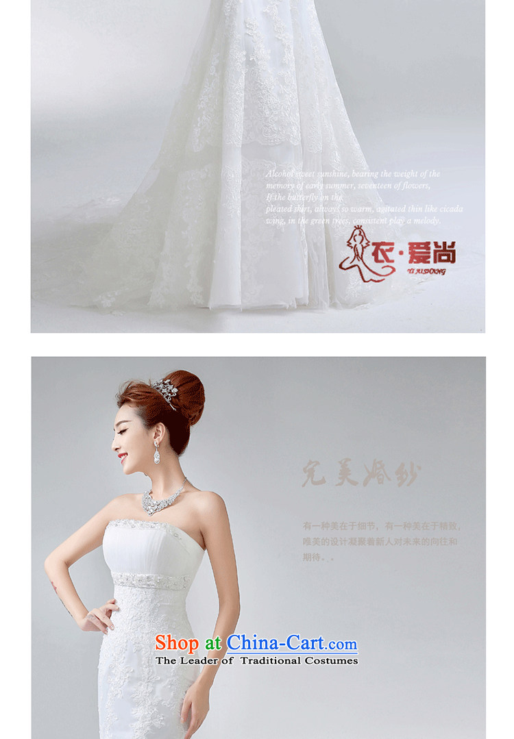 Yi Sang-custom bride and love chest fish tail marriage cable video thin Korea Edition Sau San trailing cable jackets new marriage Summer 2015 New Product White S picture, prices, brand platters! The elections are supplied in the national character of distribution, so action, buy now enjoy more preferential! As soon as possible.