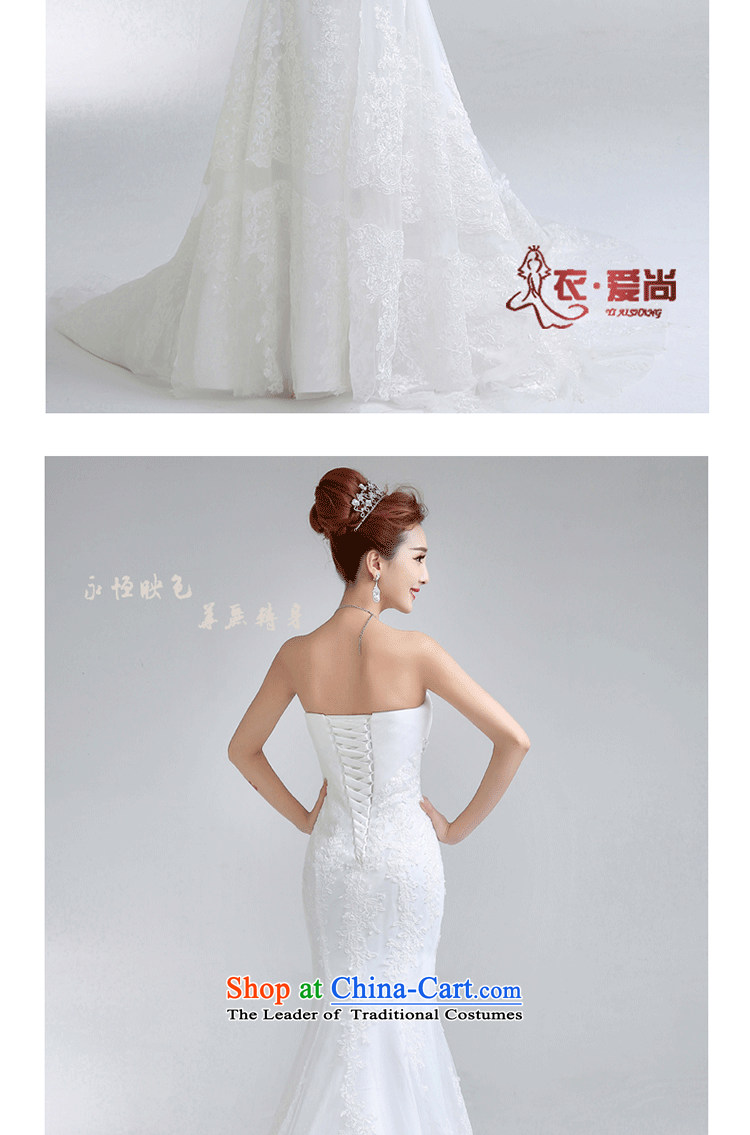 Yi Sang-custom bride and love chest fish tail marriage cable video thin Korea Edition Sau San trailing cable jackets new marriage Summer 2015 New Product White S picture, prices, brand platters! The elections are supplied in the national character of distribution, so action, buy now enjoy more preferential! As soon as possible.