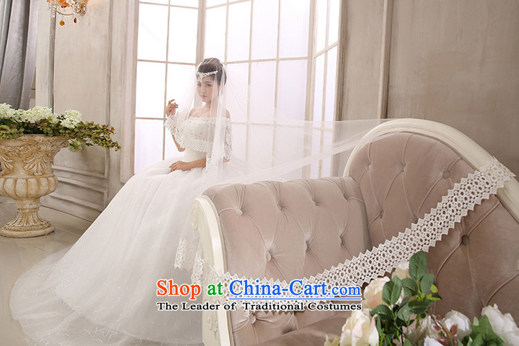 Pure Love bamboo yarn 2015 new wedding short-sleeved word shoulder upscale wedding Korean wedding dresses bride to align the wedding photography XXXL white pictures, Chun price, brand platters! The elections are supplied in the national character of distribution, so action, buy now enjoy more preferential! As soon as possible.