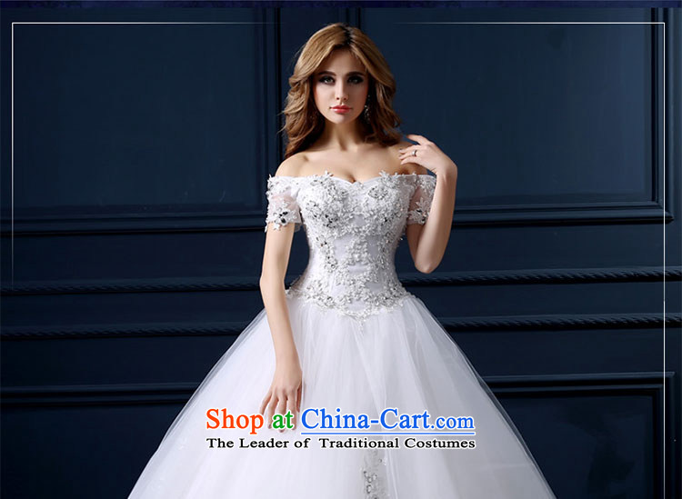 The leading edge of the Formosa lily wedding dresses during the summer of 2015, the new field shoulder stylish wedding packages to align the shoulder straps wedding video thin wedding Sau San marriages bon bon skirt white tailor advanced custom image, prices, brand platters! The elections are supplied in the national character of distribution, so action, buy now enjoy more preferential! As soon as possible.