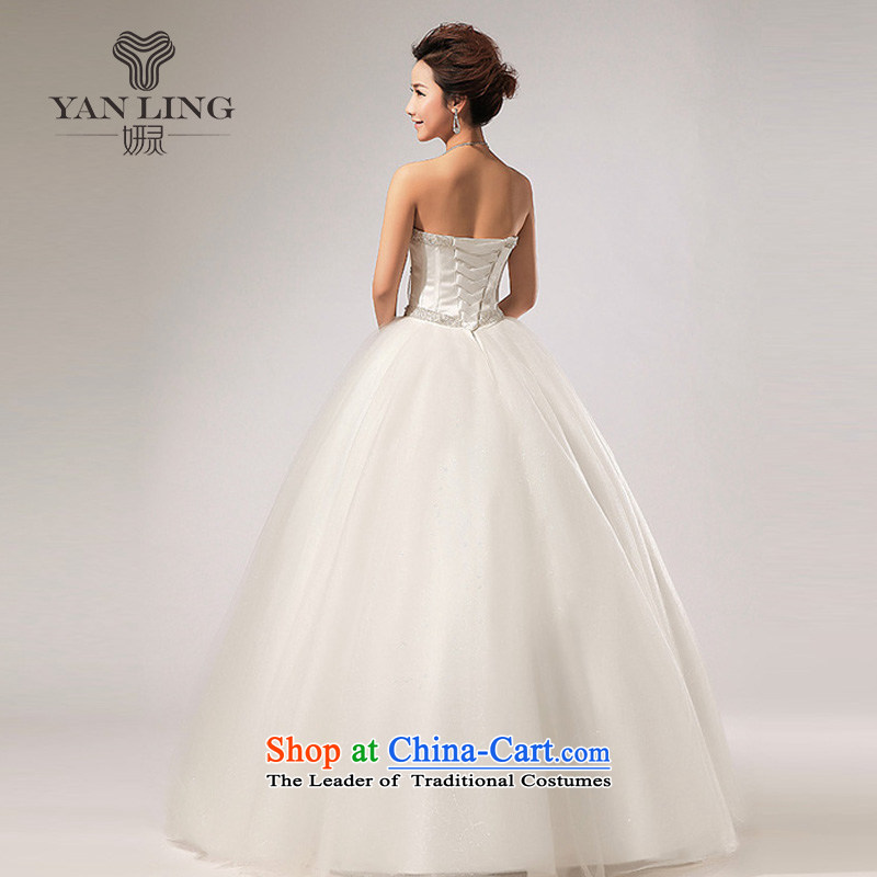 Charlene Choi Ling 2015 new anointed chest diamond align to skirt the new bon bon wedding dresses HS260 dropped white S, Charlene Choi spirit has been pressed shopping on the Internet