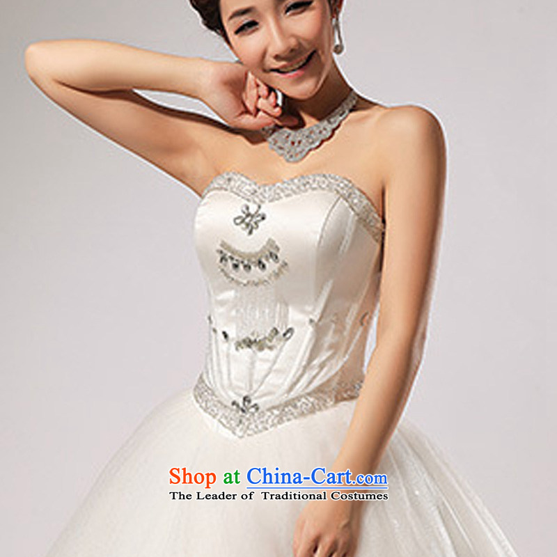 Charlene Choi Ling 2015 new anointed chest diamond align to skirt the new bon bon wedding dresses HS260 dropped white S, Charlene Choi spirit has been pressed shopping on the Internet