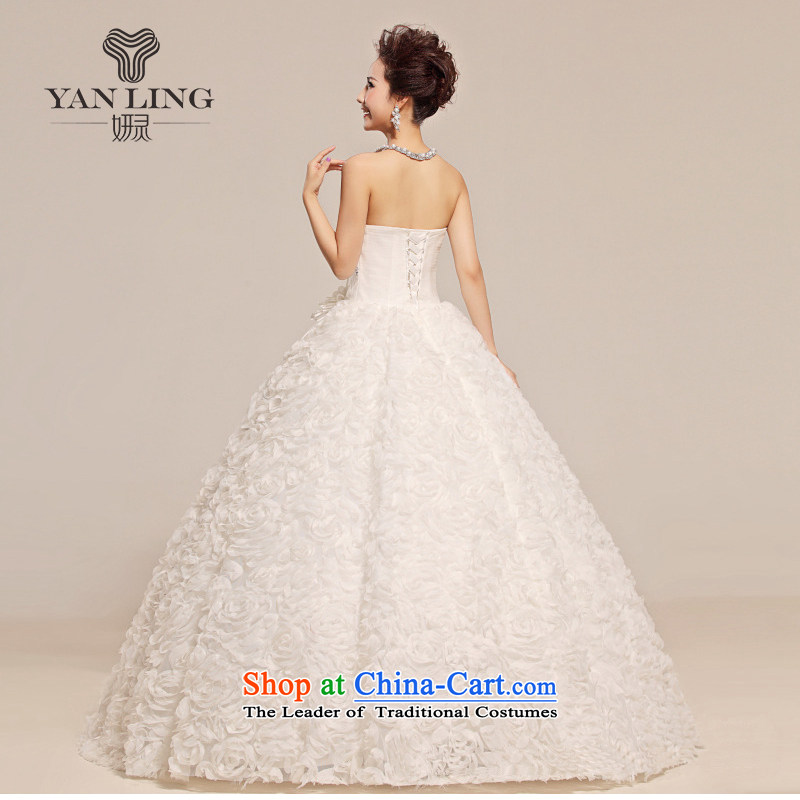 Charlene Choi Ling 2015 new anointed Chest Flower waist floral decorations Fung skirt wedding white S, Charlene Choi spirit has been pressed shopping on the Internet