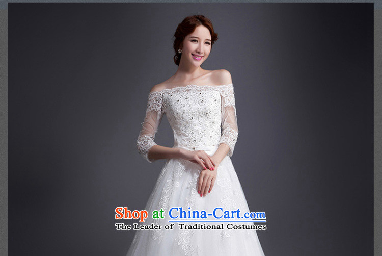 Charlene Choi Ling 2015 Korean New wedding dresses trendy first field shoulder tail wedding 7 cuff lace white XL pictures, Sau San price, brand platters! The elections are supplied in the national character of distribution, so action, buy now enjoy more preferential! As soon as possible.