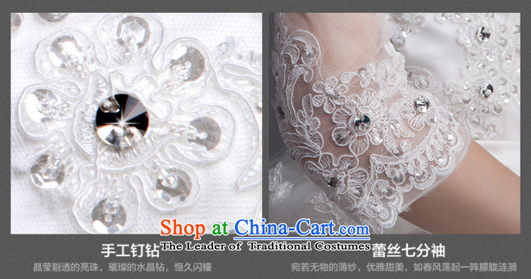 Charlene Choi Ling 2015 Korean New wedding dresses trendy first field shoulder tail wedding 7 cuff lace white XL pictures, Sau San price, brand platters! The elections are supplied in the national character of distribution, so action, buy now enjoy more preferential! As soon as possible.