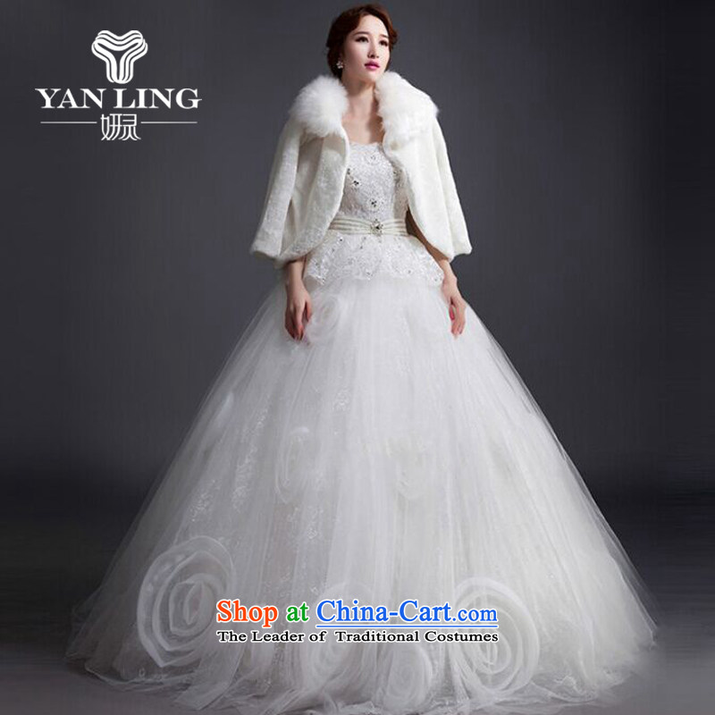 Charlene Choi Ling 2015 new spring wiping the chest in white wedding fashion pregnant women wedding dress a bride wedding wedding tail wedding XL, Charlene Choi spirit has been pressed shopping on the Internet