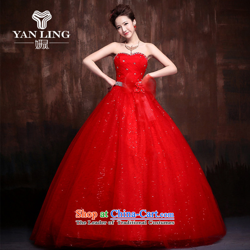 Charlene Choi Ling 2015 new lace flash drill to align the shoulder strap Fung skirt The Princess Bride marriage wedding dresses , Charlene Choi Ling Red J0014 shopping on the Internet has been pressed.