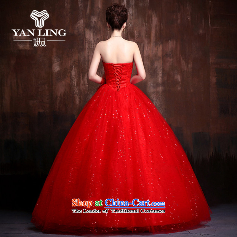 Charlene Choi Ling 2015 new lace flash drill to align the shoulder strap Fung skirt The Princess Bride marriage wedding dresses , Charlene Choi Ling Red J0014 shopping on the Internet has been pressed.