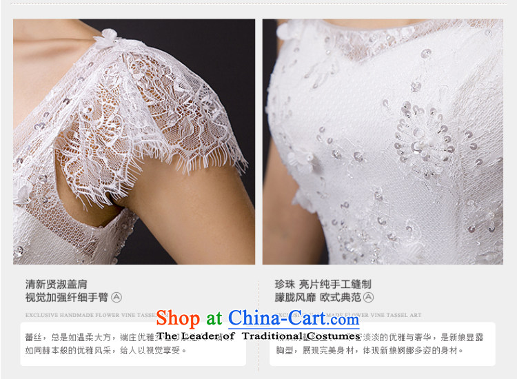 Charlene Choi Ling 2015 Spring bride wedding dresses new stylish lace cover thick shoulder to align the large Korean Sau San video thin images, prices, XXL brand platters! The elections are supplied in the national character of distribution, so action, buy now enjoy more preferential! As soon as possible.