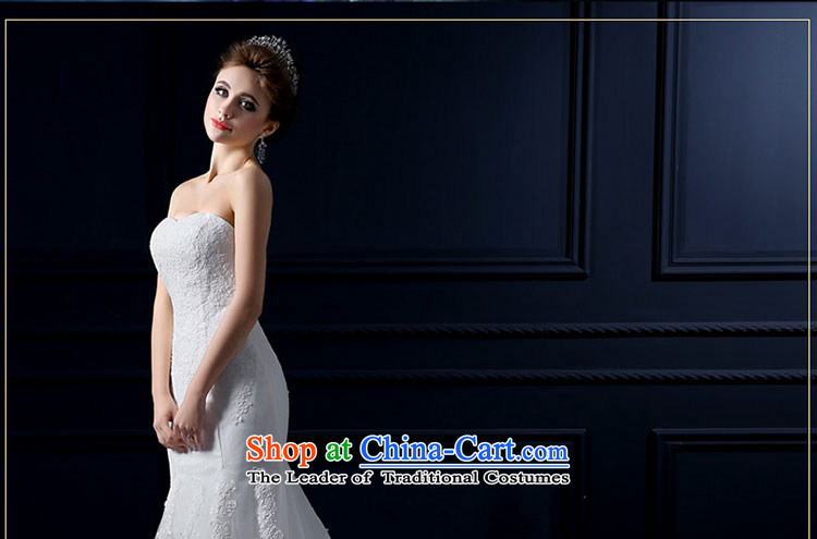Crowsfoot Wedding 2015 new summer tail Sau San package and wedding sweet elegant crowsfoot anointed chest straps wedding video thin lace straps crowsfoot wedding yarn edge Lily White L picture, prices, brand platters! The elections are supplied in the national character of distribution, so action, buy now enjoy more preferential! As soon as possible.