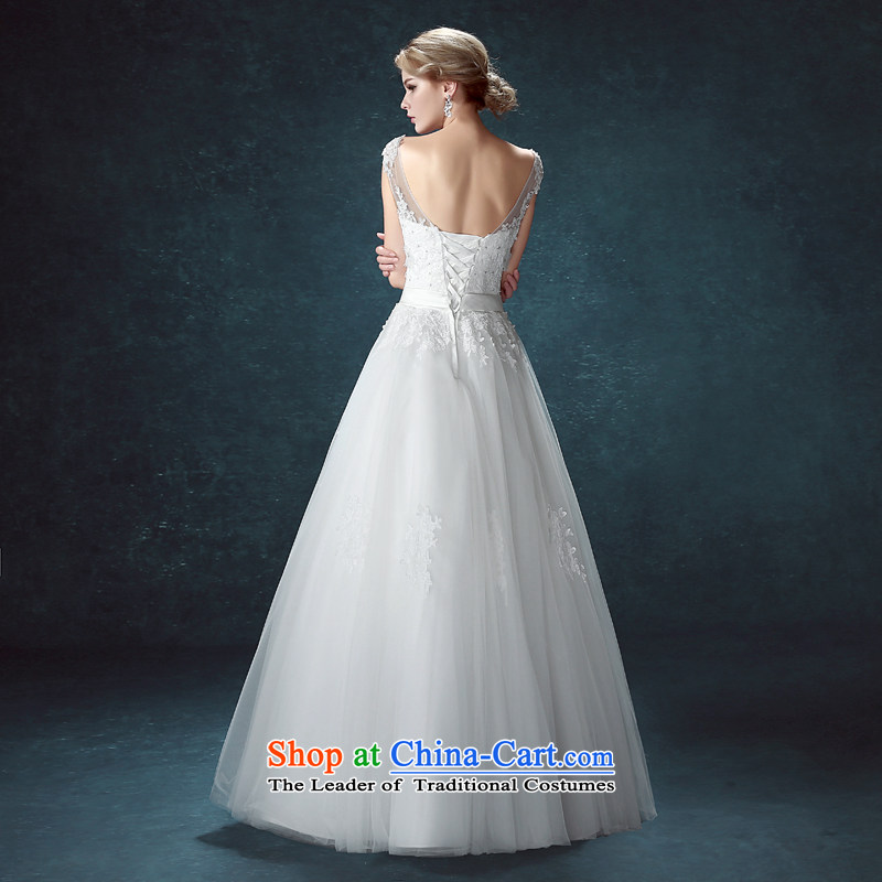 Every bride her wedding dresses Summer 2015 new Korean minimalist shoulders to align graphics thin wedding dress to marry field shoulder wedding white S, every JIAONI stephanie () , , , shopping on the Internet