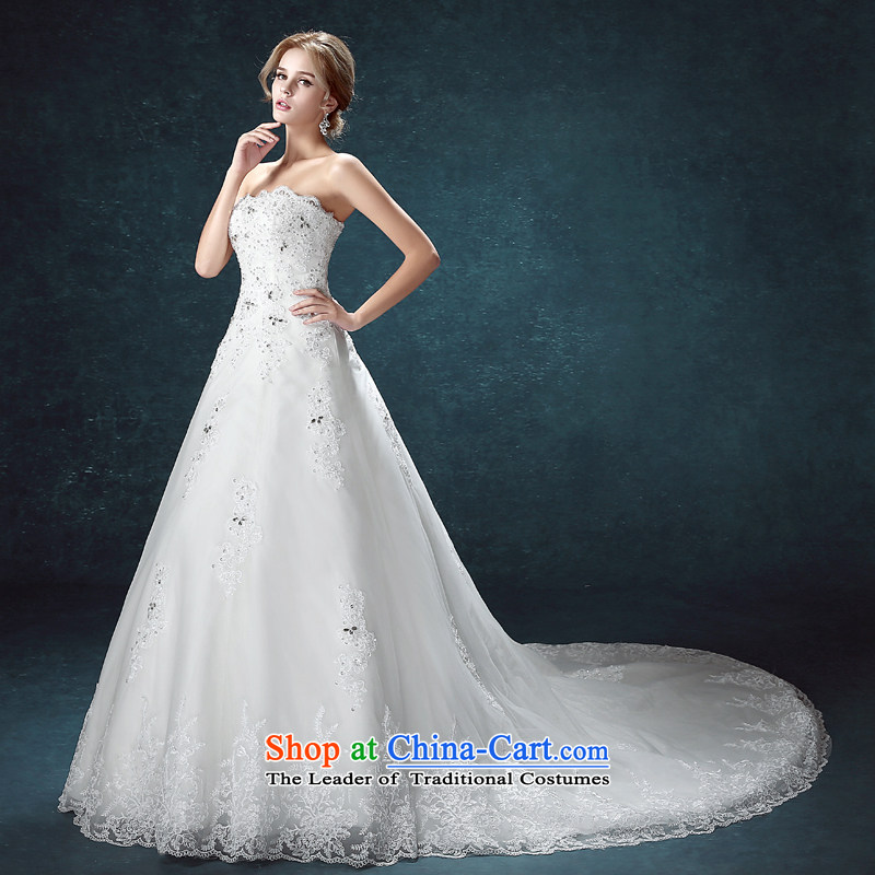 Connie A word every petticoats Wedding 2015 new summer wipe out high-ju chest manually wedding lace graphics slender tail bride wedding dress tail, XXL pre-sale within seven days of the issue of every JIAONI stephanie () , , , shopping on the Internet