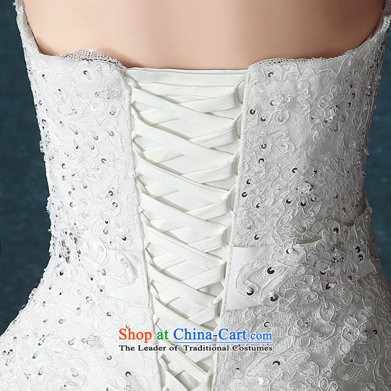 Every heart-shaped anointed chest Connie wedding dresses new 2015 Summer Korean fashion lace Diamond Deluxe tail wedding video thin tail, XXL pre-sale within seven days of the shipment of every JIAONI stephanie () , , , shopping on the Internet