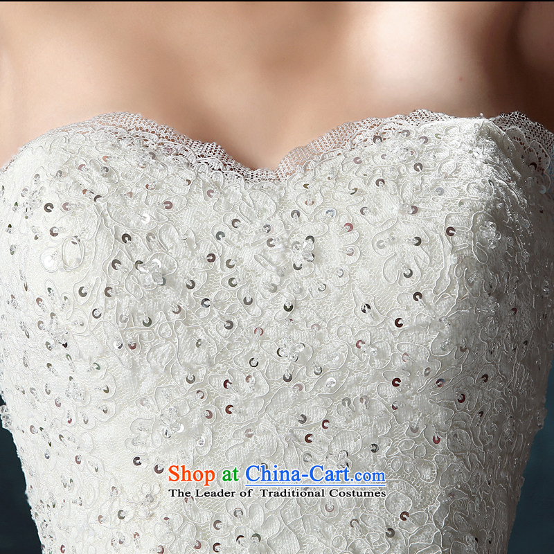 Every heart-shaped anointed chest Connie wedding dresses new 2015 Summer Korean fashion lace Diamond Deluxe tail wedding video thin tail, XXL pre-sale within seven days of the shipment of every JIAONI stephanie () , , , shopping on the Internet